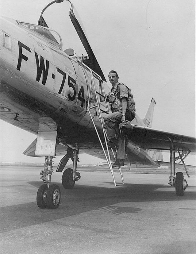 George Welch a North American YF-100A