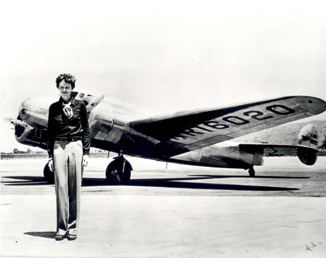 Amelia Earhart a její Lockheed Electra 10e, foto: Lockeed