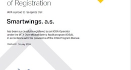 Letecká společnost Smartwings opět úspěšně absolvovala mezinárodní provozně bezpečnostní audit IOSA