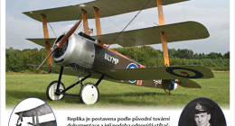 Slavnostní křest repliky letounu Sopwith Triplane