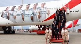 Emirates představila novou livrej Realu Madrid na svém Boeingu 777