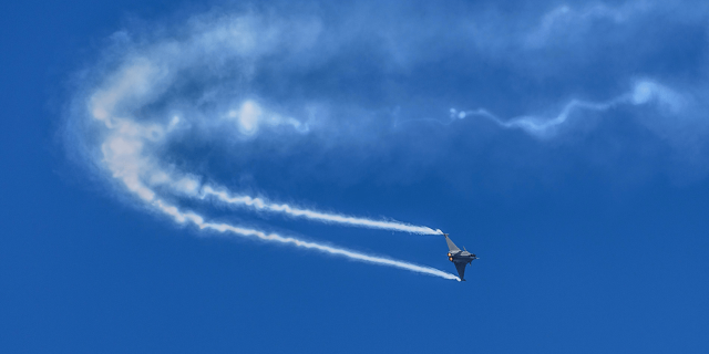 Francouzský stíhací letoun Dassault Rafale. Le Bourget 2017. Zdroj: Siae d7a_8716_1200_675-min.png